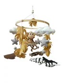 Karuzele dla niemowląt - Karuzela handmade z psiakami , dekoracja do pokoju dziecięcego - miniaturka - grafika 1