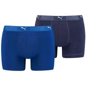 Majtki męskie - Męskie bokserki Puma Sport Cotton Boxers 2P Rozmiar: L / Kolor: niebieski - miniaturka - grafika 1