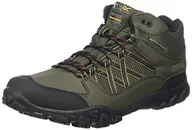 Moda i Uroda OUTLET - Regatta Męskie półbuty trekkingowe Edgepoint Waterproof Hiking Boot, Zielony Bay Leaf Burnt Umbre R56, 45 EU - miniaturka - grafika 1