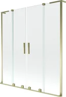 Parawany nawannowe - Mexen Velar L Duo parawan nawannowy 2-skrzydłowy rozsuwany 160 x 150 cm, transparent, złoty - 896-160-003-02-50 - miniaturka - grafika 1