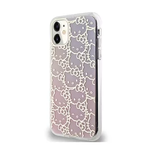 Hello Kitty IML Gradient Electrop Crowded Kitty Head - Etui iPhone 11 (różowy) - Pozostałe akcesoria do telefonów - miniaturka - grafika 2