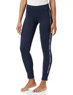 Legginsy - Tommy Hilfiger Damskie Legginsy, Granatowy, M - miniaturka - grafika 1