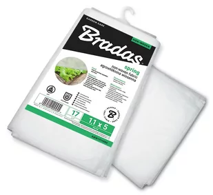 BRADAS agrowłóknina 17 wiosenna biała 1,6 x 10 m uniwersalna W1716010 AWW1716010 - Pozostałe akcesoria do uprawy roślin - miniaturka - grafika 1