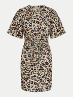 Sukienki - Pieces Sukienka codzienna Arlem 17149306 Beżowy Regular Fit - miniaturka - grafika 1