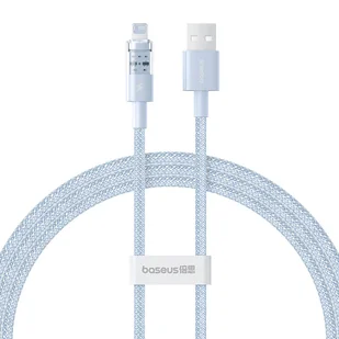 Kabel Baseus Gem 2.4A 1m (niebieski) - Kable USB - miniaturka - grafika 1