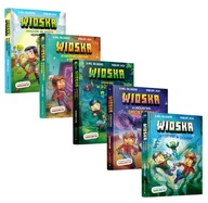 Książki edukacyjne - Pakiet Minecraft. Wioska. Tomy 1-5 Uwięzieni na Wyspie Szmaragdów, Niebezpieczeństwo w Netherze, Zagubieni w dżungli, W królestwie Smoka Endu, - miniaturka - grafika 1