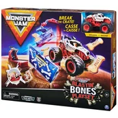 Tory, garaże, parkingi - Monster Jam Zestaw Blastin Bones z pojazdem Monster Mutt - miniaturka - grafika 1