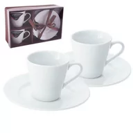 Filiżanki - Orion filiżanka porcelanowa z podstawką Espresso, 90 ml, 2 szt. - miniaturka - grafika 1