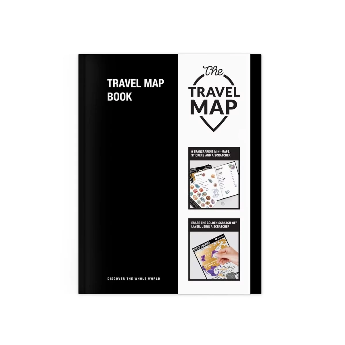 Planer Zdrapka Podróży Travel Map Book