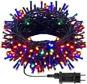 Oświetlenie świąteczne - Lampki choinkowe Springos Lampki choinkowe 500 led multikolor 27,5 m 8 funkcji świecenia, oświetlenie świąteczne IP44 UNIWERSALNY - miniaturka - grafika 1