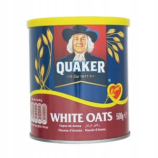 Płatki owsiane White Oats Quaker 500g - Płatki śniadaniowe i musli - miniaturka - grafika 1