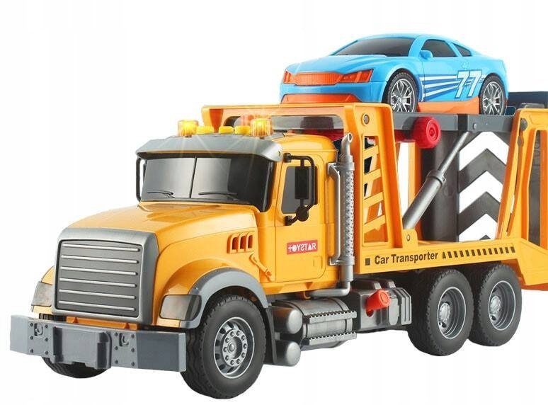 Truck Auto Laweta Z Samochodem Ruchome Elementy Efekty Dźwi/Świetlne