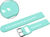 Akcesoria do smartwatchy - AlleTime Pasek uniwersalny 18 mm silikonowy zielony 1 + teleskopy - miniaturka - grafika 1
