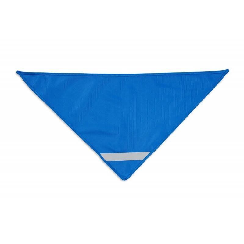 Chusta Odblaskowa Bandana Z Pasem Odblaskowym Dzieci 45X45X66Cm Niebieska