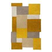 Dywany - Żółto-beżowy wełniany dywan Flair Rugs Collage, 120x180 cm - miniaturka - grafika 1