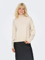 Swetry damskie - ONLY Sweter "Bari" w kolorze kremowym - miniaturka - grafika 1