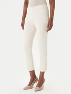 Spodnie damskie - Rinascimento Spodnie materiałowe CFC0128641003 Beżowy Slim Fit - miniaturka - grafika 1