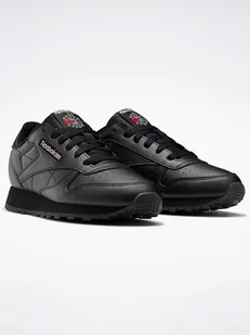 Reebok Skórzane sneakersy "Classic" w kolorze czarnym - Trampki damskie - miniaturka - grafika 1