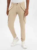 Spodnie męskie - Alpha Industries Spodnie Mężczyźni Bawełna beżowy jednolity, 30 - miniaturka - grafika 1