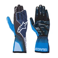 Odzież do sportów motorowych - Rękawice kartingowe Alpinestars TECH-1 K RACE V2 FUTURE granatowe - miniaturka - grafika 1