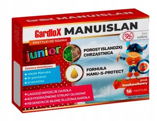 S-LAB Gardlox Manuislan Junior, 16past. do ssania - Przeziębienie i grypa - miniaturka - grafika 1