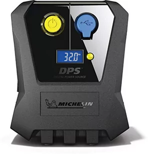 MICHELIN Kompakttowa pompa cyfrowa do dopompowania opon Micro 12 Volt z dokładnością miernika cyfrowego od +/- 1 PSI do 50 PSI (12264) - Akcesoria motoryzacyjne - miniaturka - grafika 1