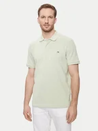 Koszulki męskie - Selected Homme Polo 16087839 Zielony Regular Fit - miniaturka - grafika 1