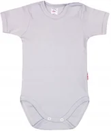 Body dla niemowląt - Body KRÓTKI rękaw rękawek POPIEL r 56 KLEKLE - miniaturka - grafika 1