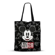 Torebki damskie - Disney Mickey Mouse Year Fan torba na zakupy, czarna, 33 x 40 cm, Czarna Myszka Miki, Jeden rozmiar, Torba na zakupy FAN - miniaturka - grafika 1