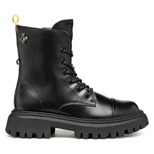 Kozaki Geox J Maquinnens Girl J46M6B 000CN C9999 M Czarny - Buty dla dziewczynek - miniaturka - grafika 1