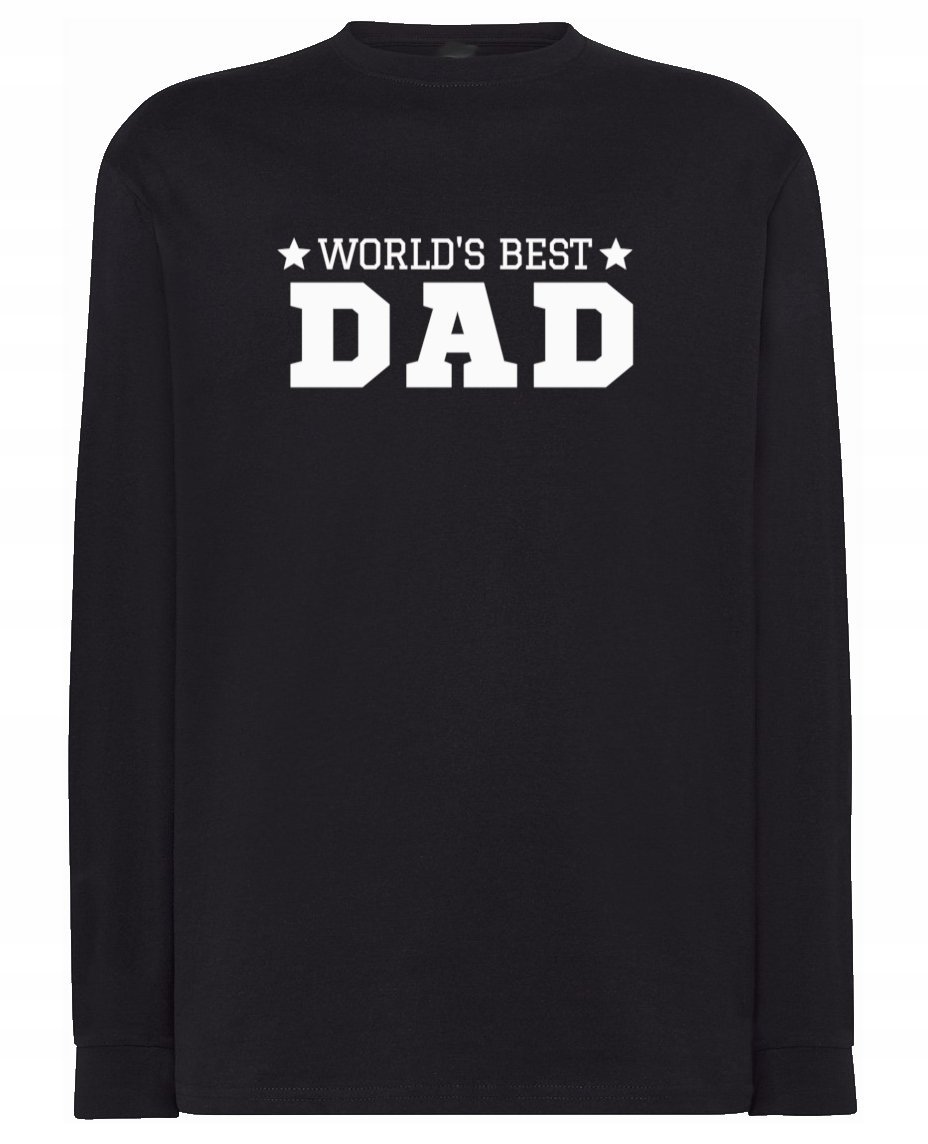 Longsleeve męski nadruk Najlepszy Tata r.5XL