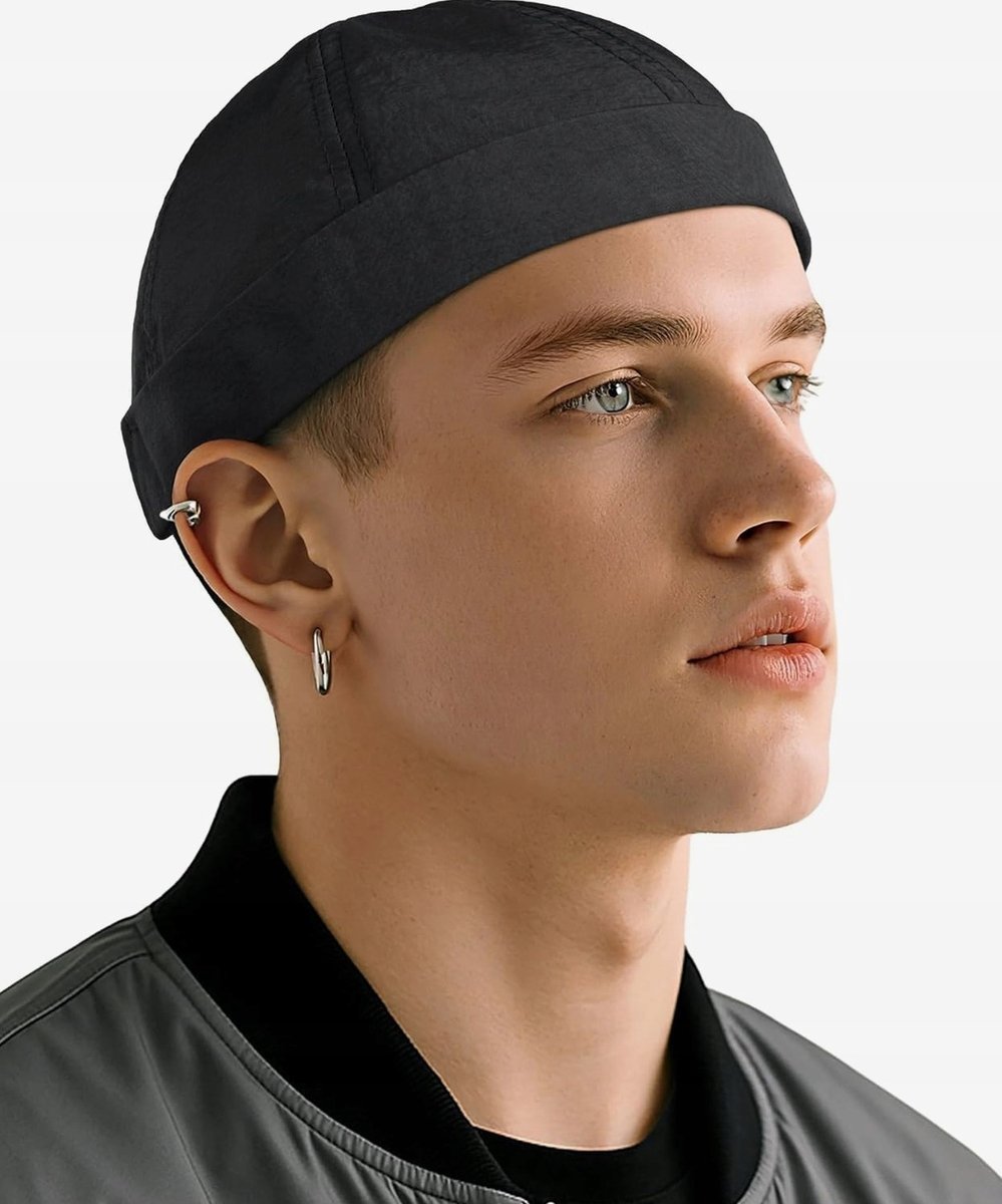 CZAPKA DOCKER MĘSKA DAMSKA UNISEX LETNIA BEZ DASZKA REGULOWANA UNIWERSALNA
