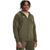 Bluzy sportowe damskie - Bluza z kapturem Under Armour UA Rival Fleece FZ, Mężczyźni - miniaturka - grafika 1