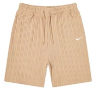 Spodenki damskie - Damskie Spodenki Nike Sportswear Prążki Luźne Wysoki Stan DM6401-200 S - miniaturka - grafika 1