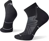 Skarpetki damskie - Smartwool Run Target Cushion skarpety do kostki z wełny merynosów - wędrówki, bieganie, jazda na rowerze, czarne, L - miniaturka - grafika 1