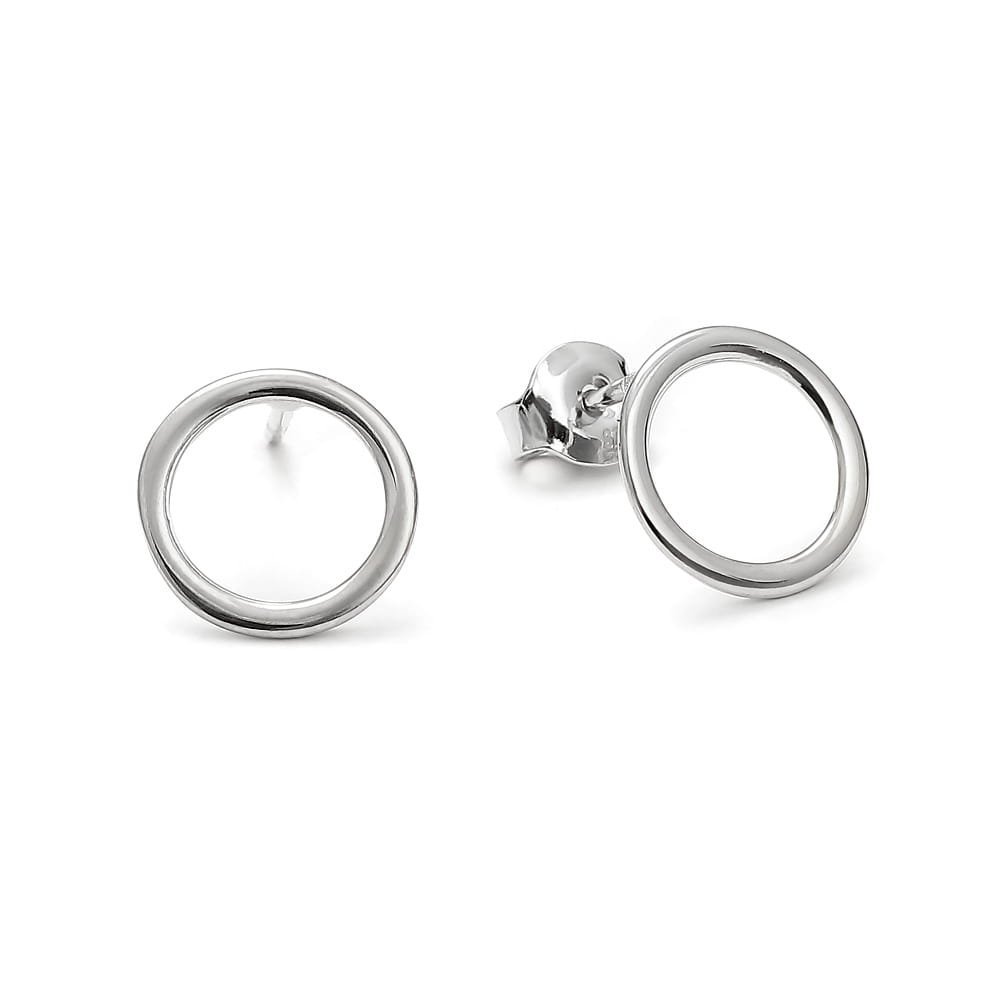 Srebrne kolczyki pr. 925 delikatne kółka kółka na sztyft