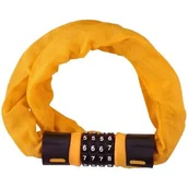 Zabezpieczenia do roweru - DUNLOP Zapięcie rowerowe DUNLOP 1042954 Łańcuch Pomarańczowy - miniaturka - grafika 1