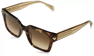 Police Unisex SPLF32 okulary przeciwsłoneczne, brązowe, 50, brązowy, 50 - Okulary przeciwsłoneczne - miniaturka - grafika 1
