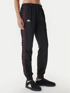 Kappa Spodnie dresowe cz303R5K0 Czerwony Slim Fit - Spodnie sportowe damskie - miniaturka - grafika 1