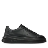 Sneakersy męskie - Sneakersy Guess Elba FMPVIB LEA12 Czarny - miniaturka - grafika 1