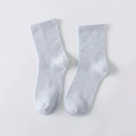 Skarpetki damskie - Skarpety gładkie w pastelowe kolory - Blue - miniaturka - grafika 1