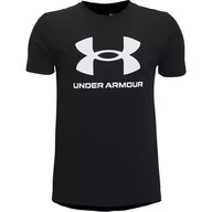 Koszulki dla dziewczynek - Koszulka chłopięca Under Armour Sportstyle Logo SS - miniaturka - grafika 1