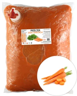 Przecier Marchewkowy - Pulpa z marchwi 100% 5L - Soki i napoje niegazowane - miniaturka - grafika 1