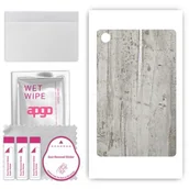 Akcesoria do tabletów i e-booków - folia naklejka skórka strukturalna na TYŁ do Lenovo Tab M8 4rd Gen 2024 - Beton Srebrne Paski - apgo SKINS - miniaturka - grafika 1