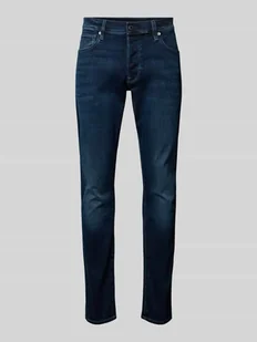 Jeansy o kroju slim fit z 5 kieszeniami - Spodnie męskie - miniaturka - grafika 1