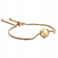 Bransoletki - Bransoletka Zodiakalna Ryby - złoty kolor, regulowana - miniaturka - grafika 1