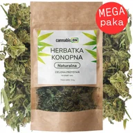 Herbata - Herbata konopna CBD kwiat susz 100g duże opakowanie naturalne konopie relaks zioła uspokojenie sen premium - miniaturka - grafika 1