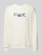 Koszulki męskie - Bluza z nadrukiem z logo - miniaturka - grafika 1