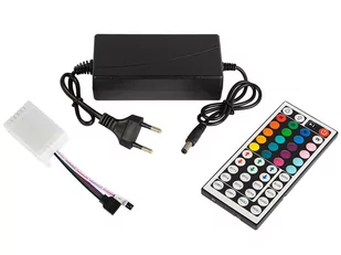 Zestaw taś.LED RGB 5050 5m/300 ster+zas - Żarówki LED - miniaturka - grafika 1