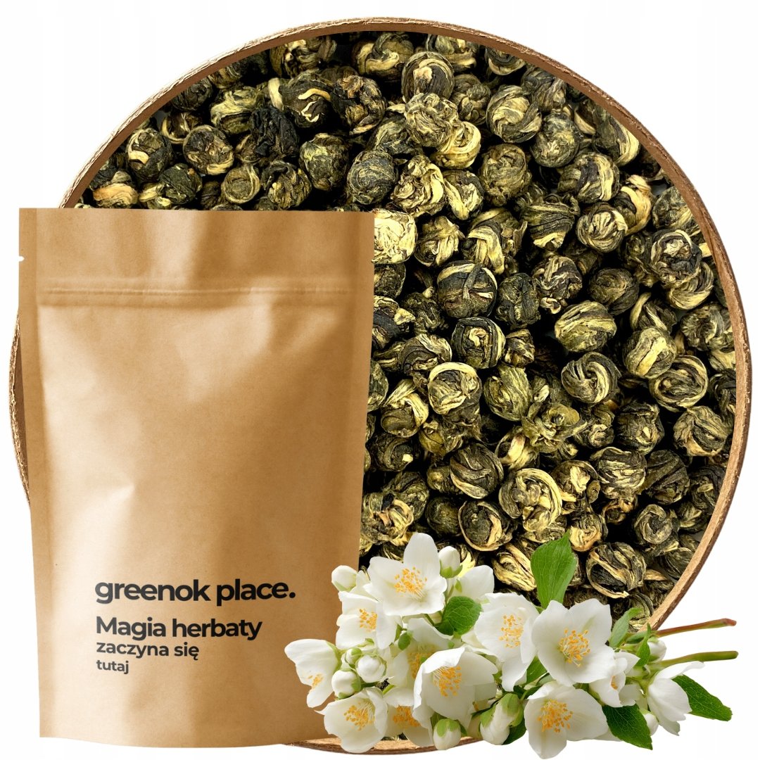 Herbata zielona Cesarska Perła 1000g Long Zhu Jaśminowa Premium